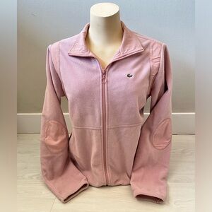 Lacoste Light Pink Fleece Zip Jacket